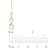 Thumbnail Image 1 of Clover Bracelet in 10K Gold - 7.5"