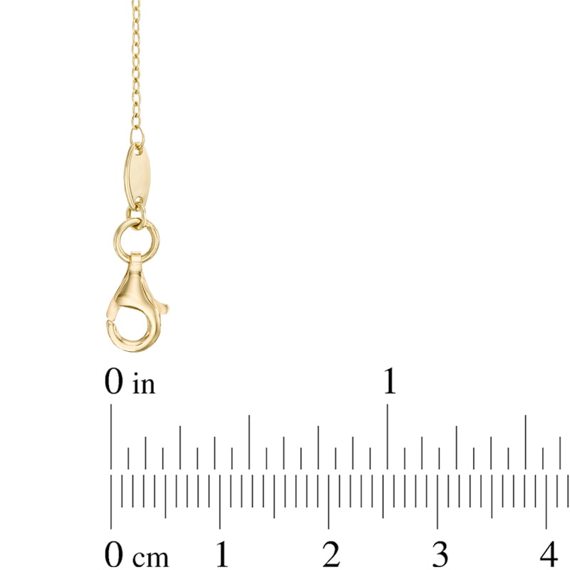 Clover Bracelet in 10K Gold - 7.5"