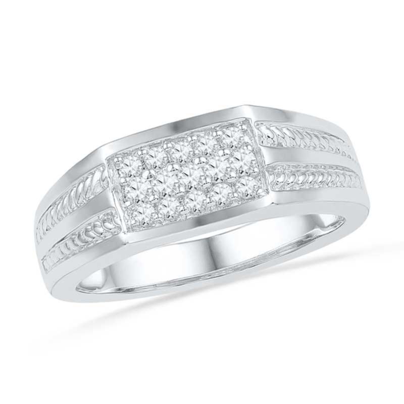 Platinum on sale rope ring