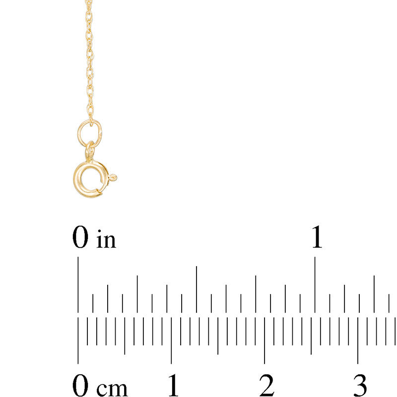 0.76mm Rope Chain Necklace in Solid 14K Gold - 18