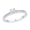 Thumbnail Image 0 of 0.10 CT. T.W. Diamond Promise Ring in 10K White Gold