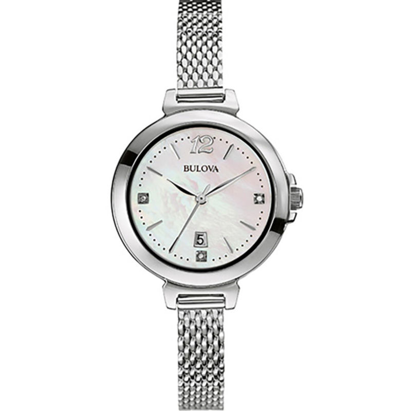 Bulova women's diamond accent watch best sale