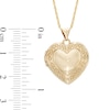 Thumbnail Image 2 of Heart Scroll Locket Pendant in 10K Gold