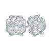 Thumbnail Image 1 of 8.0mm Lab-Created White Sapphire Stud Earrings in Sterling Silver