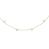 Star Station Necklace in 14K Gold