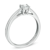 Thumbnail Image 1 of 0.15 CT. Princess-Cut Diamond Solitaire Promise Ring in 10K White Gold