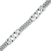 Thumbnail Image 0 of Men's 12.0mm Wheat Chain Link Bracelet in Stainless Steel - 8.5"