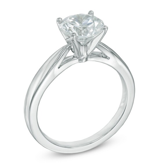 Celebration Canadian Lux® 3.00 CT. Certified Diamond Solitaire Engagement Ring in 18K White Gold (I/SI2)