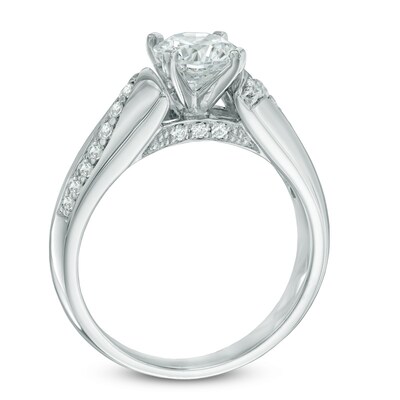 0.25 CT. T.W. Diamond Semi-Mount in 14K White Gold