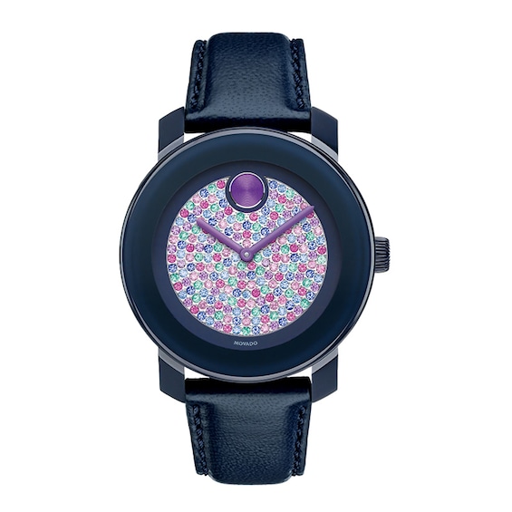 Ladies' Movado Bold® Watch with Rainbow Crystal Museum® Dial (Model: 3600263)