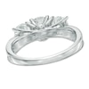 1.45 CT. T.W. Certified Diamond Past Present Future® Ring in 14K White Gold (I/I2)