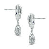 Vera Wang Love Collection 0.35 CT. T.W. Diamond Knot Drop Earrings in 14K White Gold