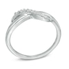 Thumbnail Image 2 of Diamond Accent Infinity Midi Ring in Sterling Silver