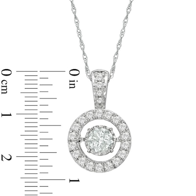 Unstoppable Love™ CT. T.W. Diamond Frame Pendant in 14K White Gold