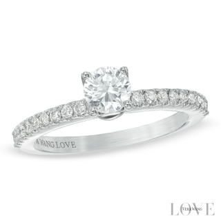 Vera Wang Love Collection 0.63 CT. T.W. Diamond Engagement Ring in 14K White Gold