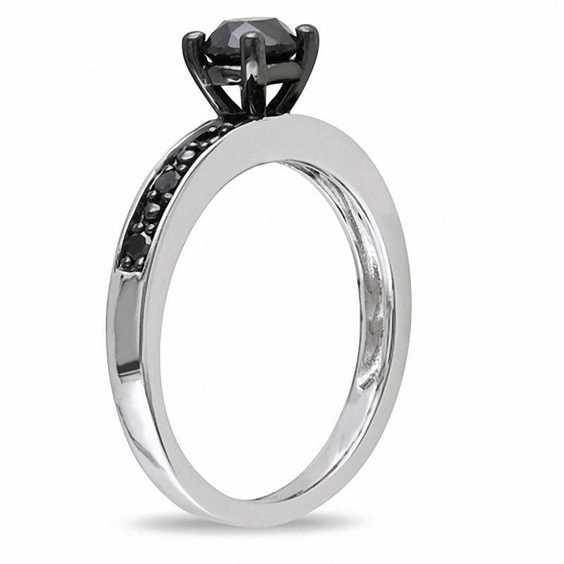 peoples black diamond ring