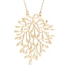 Tree Leaf Necklace in 10K Gold