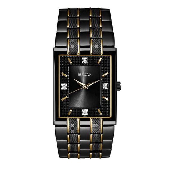 Newest Bulova Men's Two Tone Black 98A117 Watch