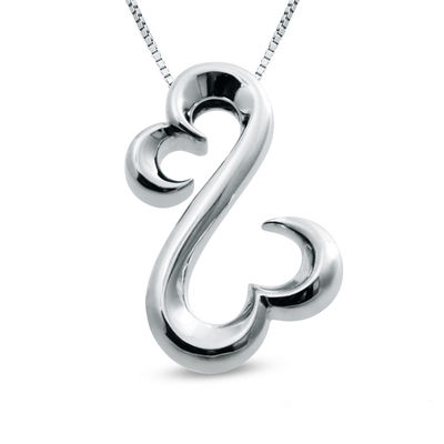 Open Hearts by Jane Seymour™ Pendant in Sterling Silver