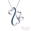 Open Hearts Family by Jane Seymour™ Diamond Accent Triple Motherly Love Pendant in Sterling Silver