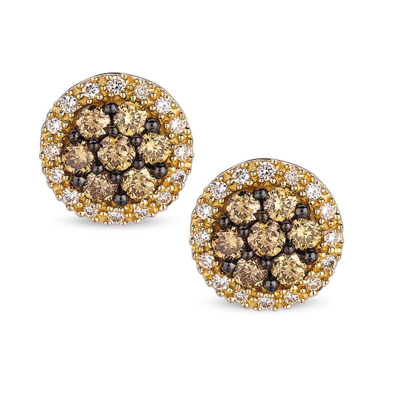 le vian chocolate diamond earrings