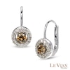 Thumbnail Image 0 of Le Vian Chocolate Diamonds® 0.88 CT. T.W. Diamond Frame Drop Earrings in 14K Vanilla Gold™