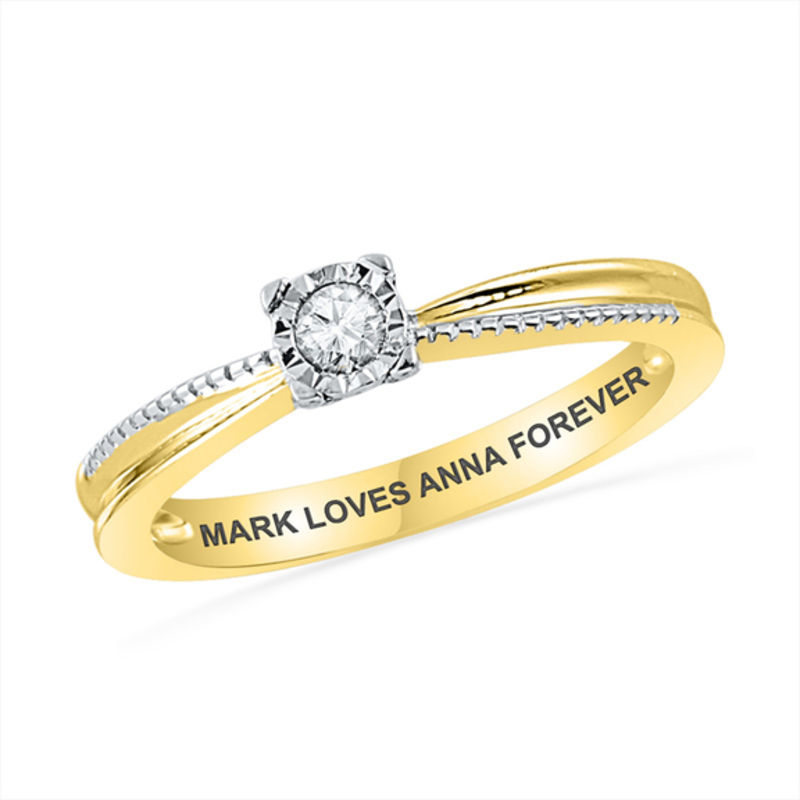 Love mark wedding on sale rings