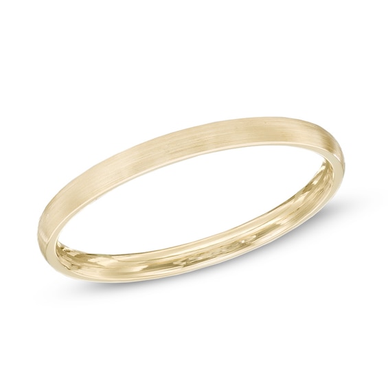 Men's 2.0mm 14K Gold Satin Wedding Band