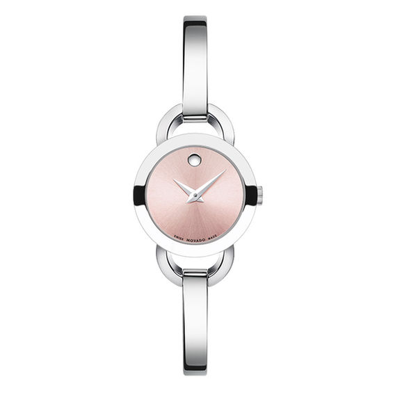 Ladies' Movado Rondiro® Bangle Watch with Pink Museum® Dial (Model: 0606797)