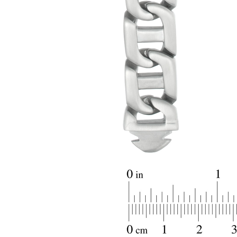 Men's 14.4mm Mariner Chain Bracelet in Stainless Steel - 8.5"