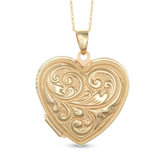 Heart Locket in 10K Gold