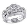 0.49 CT. T.W. Diamond Frame Bridal Set in 10K White Gold