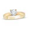 Thumbnail Image 0 of Celebration Canadian Ideal 0.70 CT. Certified Diamond Solitaire Engagement Ring in 14K Gold (I/I1)