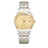 Men's Bulova Classic Two-Tone Watch with Champagne Dial (Model: 98C60)