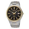 Thumbnail Image 0 of Men's Seiko Solar Titanium Watch with Black Dial (Model: SNE382)
