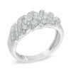 Thumbnail Image 1 of 0.50 CT. T.W. Diamond Cascading Ribbon Ring in 10K White Gold