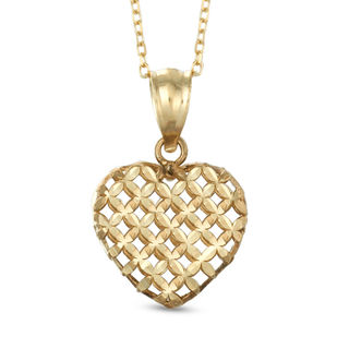 Heart Pendant in 10K Gold