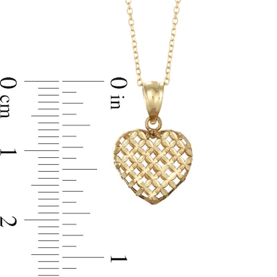 Heart Pendant in 10K Gold