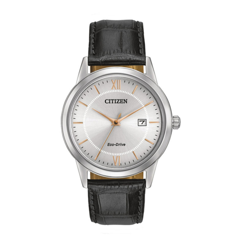 Citizen eco drive on sale watch leather strap