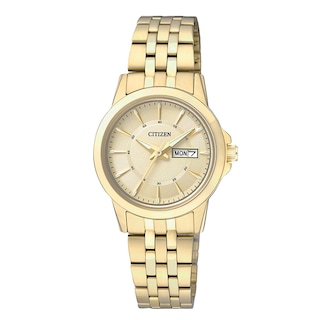 Ladies' Citizen Quartz Watch with Champagne Dial (Model:EQ0603-59P)