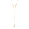 Thumbnail Image 1 of Diamond-Cut Curved Bar Necklace in 10K Gold