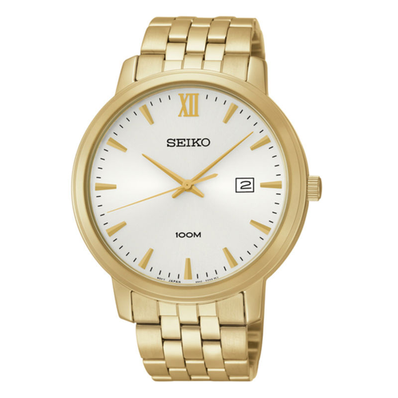 Seiko gold deals watch mens