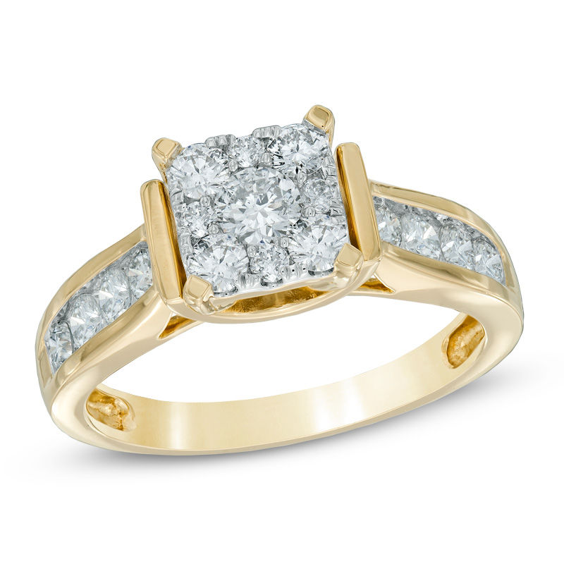 1.00 CT. T.W. Composite Diamond Engagement Ring in 14K Gold|Peoples Jewellers