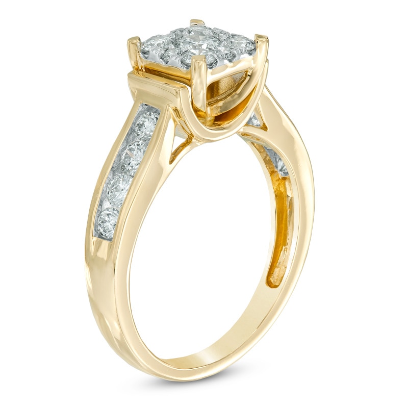 1.00 CT. T.W. Composite Diamond Engagement Ring in 14K Gold|Peoples Jewellers