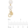 Thumbnail Image 1 of 8.5-9.5mm Freshwater Cultured Pearl and Bead Strand Necklace in Sterling Silver with 14K Gold Plate