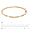 4.0mm Polished Bangle in 10K Gold