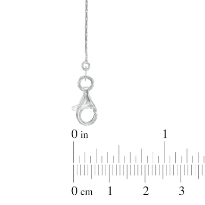 4.5-5.0mm Freshwater Cultured Pearl Station Necklace in Sterling Silver