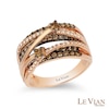 Thumbnail Image 1 of Le Vian® 0.83 CT. T.W. Diamond Layered Orbit Ring in 14K Strawberry Gold™