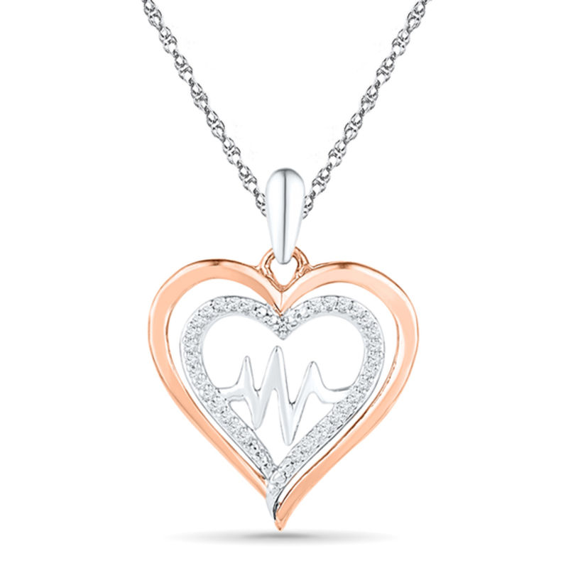 Peoples jewellers heart necklace sale