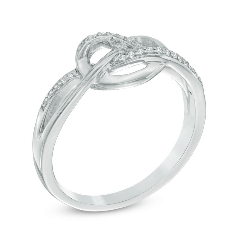 Shimmering deals knot ring